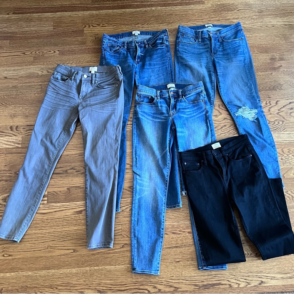 J. Crew Lot of Women's Toothpick Jeans